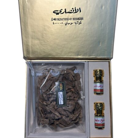 طقم عود هندي موري سوبر مع دهن العود قديم و مخلط الشيخ ماجد